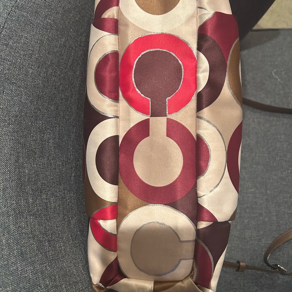 Coach Madison metallic Isabelle’s satin clutch and shoulder bag. - Picture 12 of 15